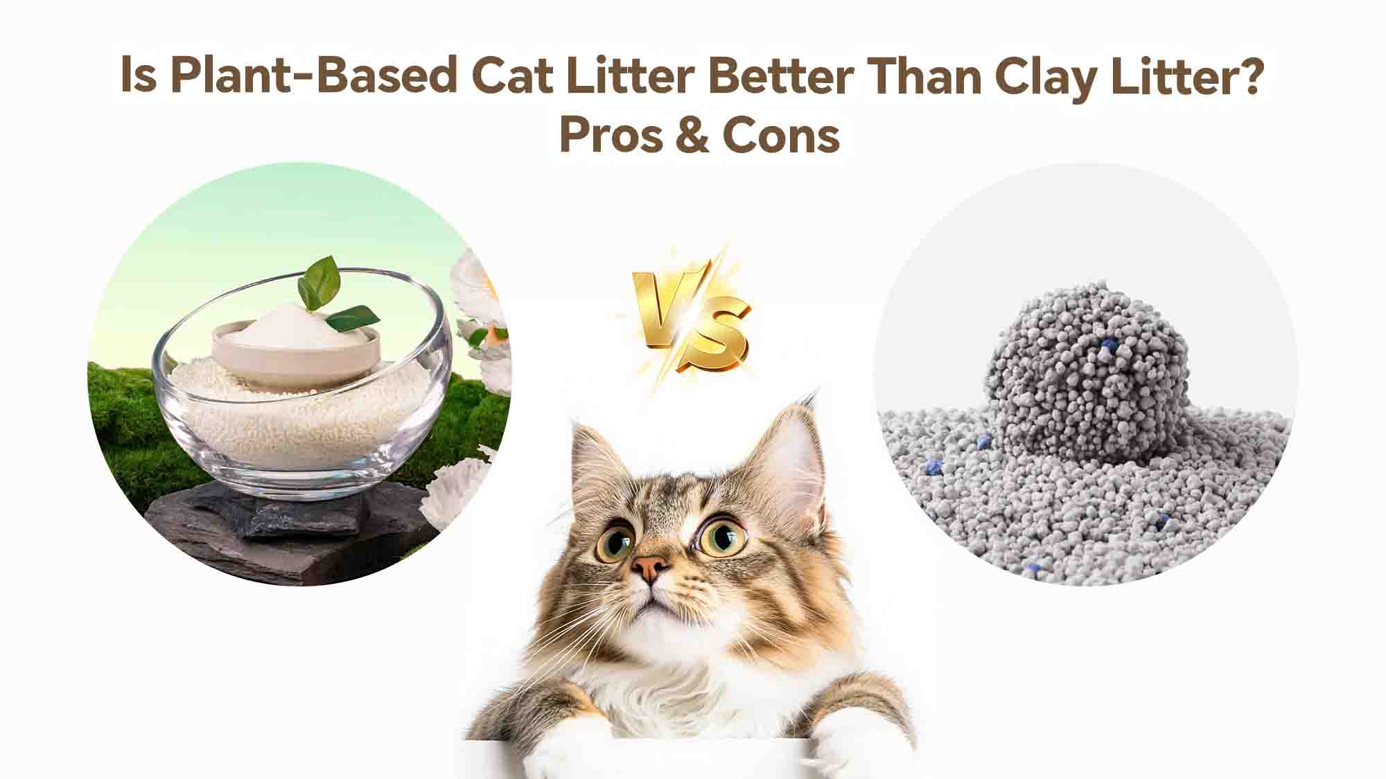Is Plant-Based Cat Litter Better Than Clay Litter? Pros & Cons