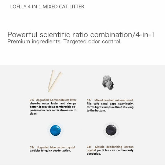 4 In 1 Mixed Cat Litter