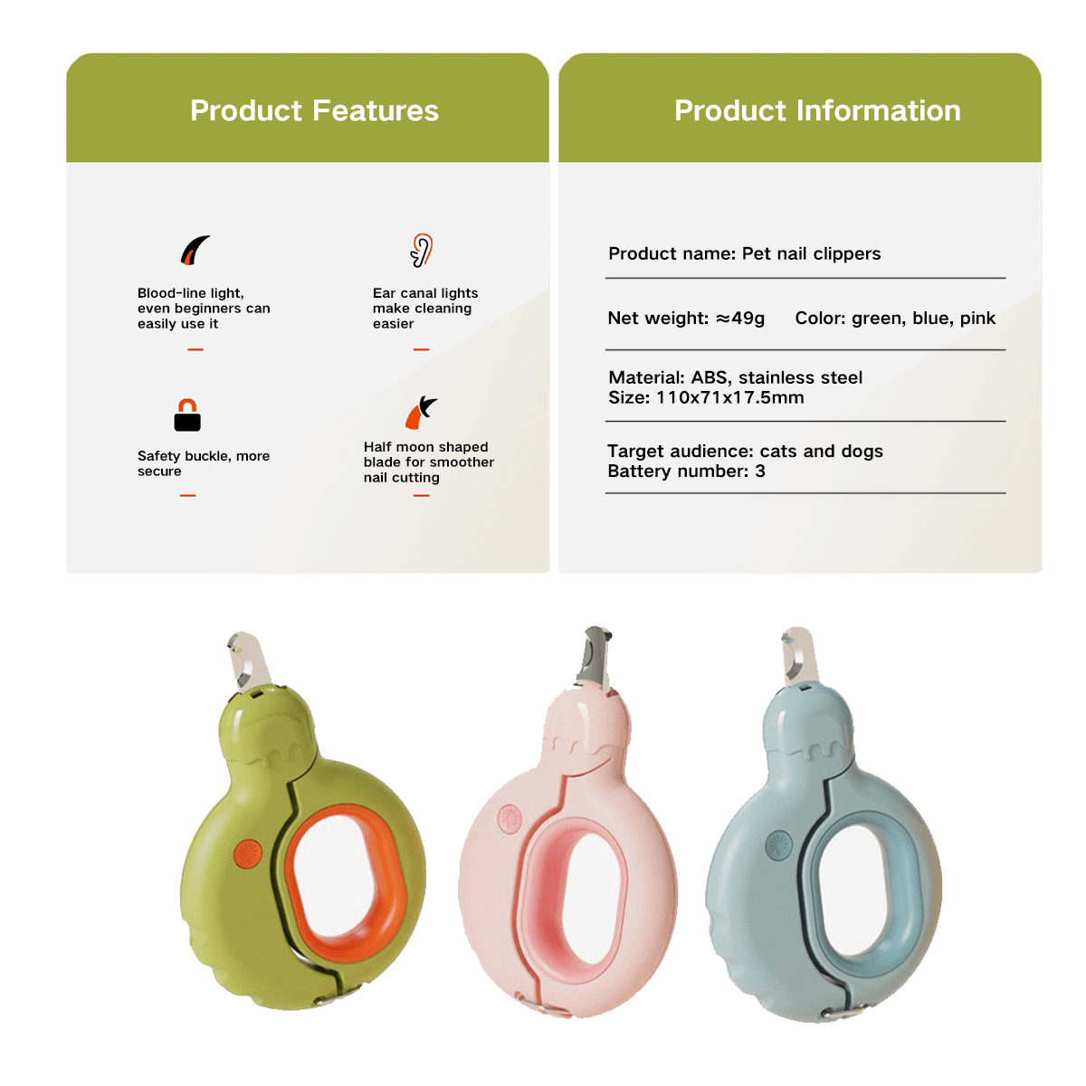 Donut Pet Nail Clipper