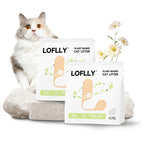 LOFLLY Plant‑Based Cat Litter – ultimate clumping, non‑stick, odor control, truly dust‑free, lightweight natural plant‑based formula for healthy cats & kittens
