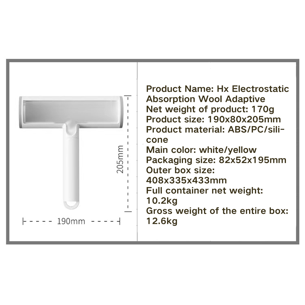 Pet Hair Removal Brush